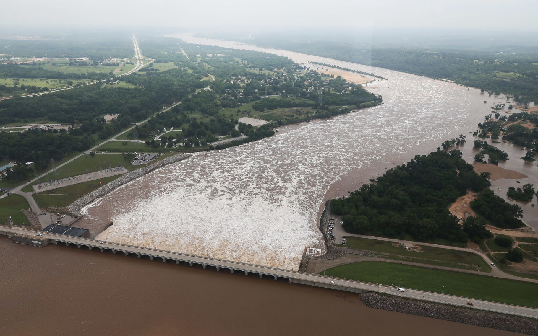 Flooding Aerial